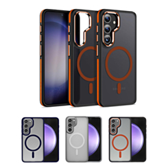 Galaxy S23 Slim Non-Slip Translucent Matte Wireless Charging Case