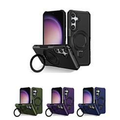 Hard PC Shockproof Case w /Ring Holder for Galaxy S26 (Only Ground Shipping)