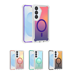 Laser Magnetic Shockproof Colorful Case for Galaxy S26 (Only Ground Shipping)