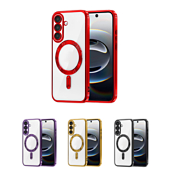 Galaxy S26 Shiny Wireless Charging Clear Case (Only Ground Shipping)