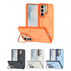 Shockproof TPU Wireless Charging Case with Camera Stand Camera Stand for Galaxy S26 (Only Ground Shipping)