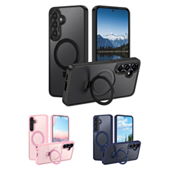 Carbon Wireless Charging Case with Ring Stand for Galaxy S26 (Only Ground Shipping)