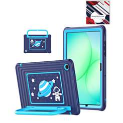 Kids SpaceGrip Tablet Case with Handle Stand (DARK BLUE) for Galaxy Tab A9 Plus 2023 (11") (X210, X216, X218) (Only Ground Shipping)