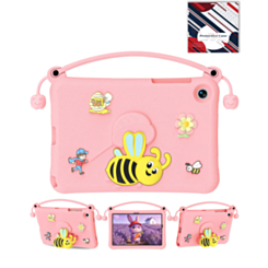 Kids Shockproof Tablet Case with Bee Handle Stand (PINK) for Galaxy Tab A9 Plus / Tab A11 Plus (Only Ground Shipping)