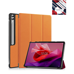 Smart Shockproof Stand Case - ORANGE for Galaxy Tab S10 Ultra / S9 Ultra / S8 Ultra (14.6") (Only Ground Shipping)