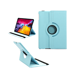 Universal 10" 360 Degree Rotating Leather Case - LIGHT BLUE (Only Ground Shipping)