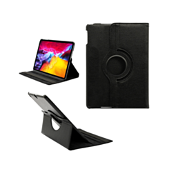 Universal 8" 360 Degree Rotating Leather Case - BLACK (Only Ground Shipping)