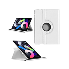 Universal 8" 360 Degree Rotating Leather Case - WHITE (Only Ground Shipping)