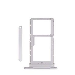 Dual Sim Card Tray For Galaxy Tab A8 10.5" (X205 / 2021) (Silver)
