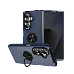 Dual Layer Case with Magnetic Ring (BLUE) for Galaxy Z Fold 8 Ultra / Fold 7 (Only Ground Shipping)