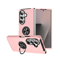 Dual Layer Case with Magnetic Ring (PINK) for Galaxy Z Fold 8 Ultra / Fold 7 (Only Ground Shipping)