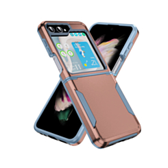 Galaxy Z Flip 5 Shockproof Case - ROSE GOLD (Only Ground Shipping)