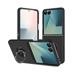 Dual Layer Case with Magnetic Ring (BLACK) for Galaxy Z Flip 8 (Only Ground Shipping)