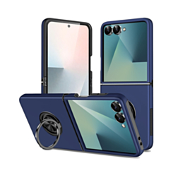 Dual Layer Case with Magnetic Ring (BLUE) for Galaxy Z Flip 8 (Only Ground Shipping)