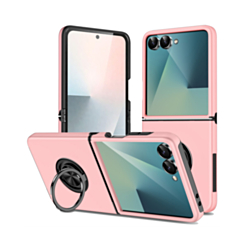 Dual Layer Case with Magnetic Ring (PINK) for Galaxy Z Flip 8 (Only Ground Shipping)