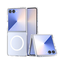 Wireless Charging Case (Full Bottom Close) (CLEAR) for Galaxy Z Flip 8 (Only Ground Shipping)