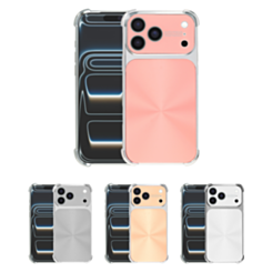 CD-Pattern Electroplated Four Corner Shockproof Case for iPhone 17 Pro Max (Only Ground Shipping)