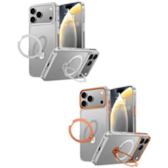 Transparent Magnetic Case with Kickstand for iPhone 17 Pro (Only Ground Shipping)
