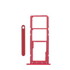Dual Sim Card Tray for Galaxy A02S (A025 / 2020) / A03 (A035 / 2021) (RED)