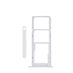 Dual Sim Card Tray for Galaxy A02S (A025 / 2020) / A03 (A035 / 2021) (WHITE)