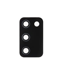 Back Camera Lens with Adhesive for Galaxy A02S (A025 / 2020) (Glass Only) (BLACK)