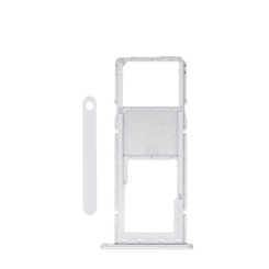 Single Sim Card Tray for Galaxy A02S (A025 / 2020) / A03 (A035 / 2021) (WHITE)