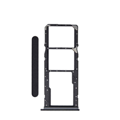 Dual Sim Card Tray for Galaxy A03 Core (A032 / 2021) (BLACK)