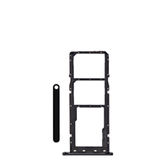 Dual Sim Card Tray for Galaxy A04E (A042 / 2022) (BLACK)