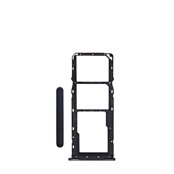 Dual Sim Card Tray for Galaxy A04 (A045 / 2022) (BLACK)