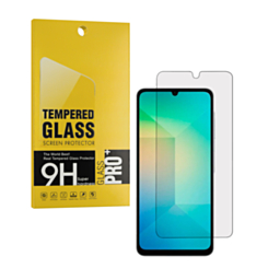 Buy the Clear Tempered Glass for Galaxy A06 2.5D one piece.
