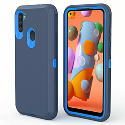 Heavy Duty Case for Galaxy A11 (NAVY BLUE) (Only Ground Shipping)