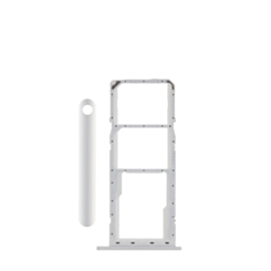 Dual Sim Card Tray for Galaxy A11 (A115 / 2020) (WHITE)