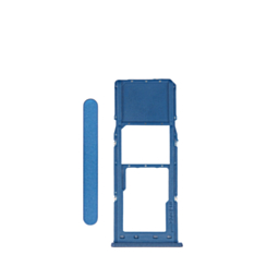 Buy the Single Sim Card Tray for Galaxy A12 A125 2020 in blue.

