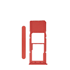 Single Sim Card Tray for Galaxy A12 (A125 / 2020) (RED)