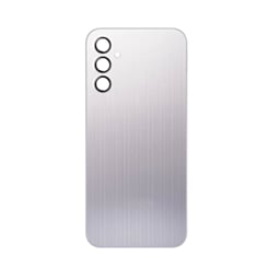 Purchase the Back Glass with Camera Lens and Adhesive for Galaxy A14 5G A146 2023, no logo, in Silver.