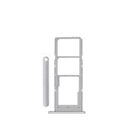 Dual Sim Card Tray for Galaxy A14 5G (A146 / 2023) (SILVER)
