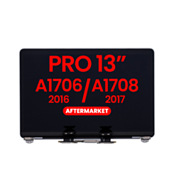 LCD Assembly (SPACE GRAY) (NO LOGO) (Aftermarket) for MacBook Pro 13" with Touch Bar / Pro 13" (A1706 / Late 2016)
