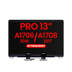 LCD Assembly (SILVER) (NO LOGO) (Aftermarket) for MacBook Pro 13" with Touch Bar / Pro 13" (A1706 / Late 2016)