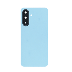 Back Glass with Camera Lens and Adhesive for A17 5G (A176 / 2025) (NO LOGO) (LIGHT BLUE)