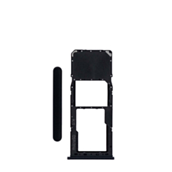 Single Sim Card Tray for Galaxy A21S (A217 / 2020) (BLACK)