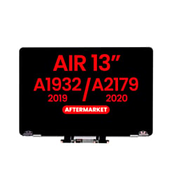 LCD Assembly (SPACE GRAY) (NO LOGO) (Aftermarket) for MacBook Air 13" Retina (A1932 / Mid 2019) (A2179 / Early 2020)