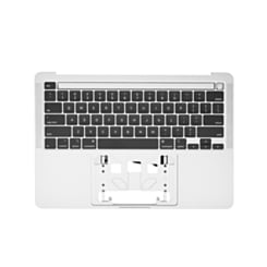 Top Case with US Keyboard (SILVER) for MacBook Pro 13" (A2251 / Mid 2020)