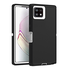 Heavy Duty Case for Galaxy A22 5G (BLACK & WHITE) (Only Ground Shipping)