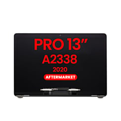 LCD Assembly (SILVER) (NO LOGO) (Aftermarket) for MacBook Pro 13" (A2338 / Late 2020) (M1 / M2)