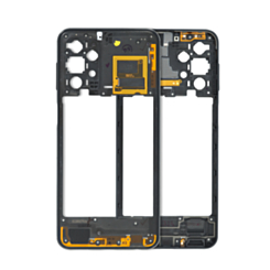 Order the Black Middle Frame Housing for Galaxy A23 A235 2022.

