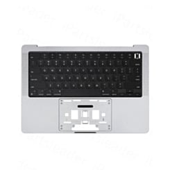Top Case with US Keyboard (SILVER) for MacBook Pro 14" (A2442 / Late 2021) / Pro 14" (A2779/ Early 2023)