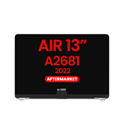 MacBook Air 13" (A2681 / Mid 2022) Lcd Assembly (SILVER) (Aftermarket)