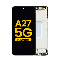 OLED Assembly with Frame for Galaxy A27 5G (A276 / 2025) (BLACK) (Premium)