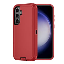 Heavy Duty Case for Galaxy A35 5G (RED & BLACK) (Only Ground Shipping)