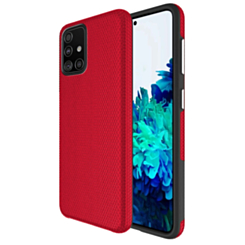 Galaxy A51 Shock Absorption Protective Dual Layer Case - RED (Only Ground Shipping)